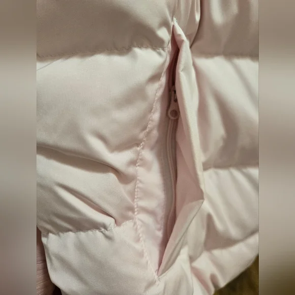 JJill Down-filled quilted pale pink puffer jacket Size Large - Picture 11 of 16